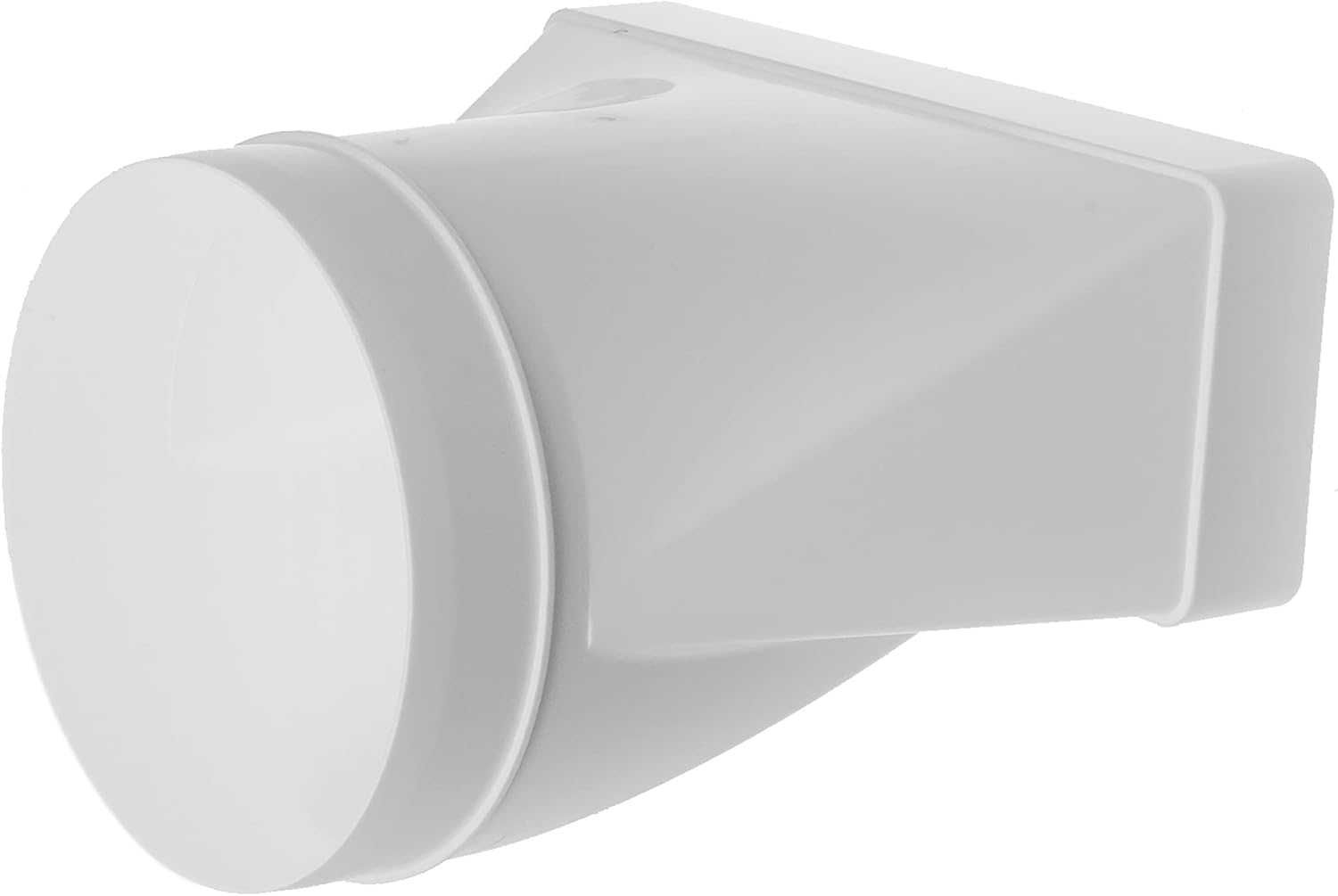 KOLANO łączące kanał PŁASKI 220x90mm Z KANAŁEM OKRĄGŁYM FI 150mm pcv