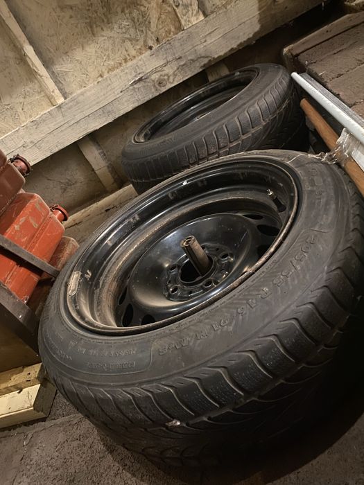 Диски сталеві BMW 5x120/R16(розварки) з резиною