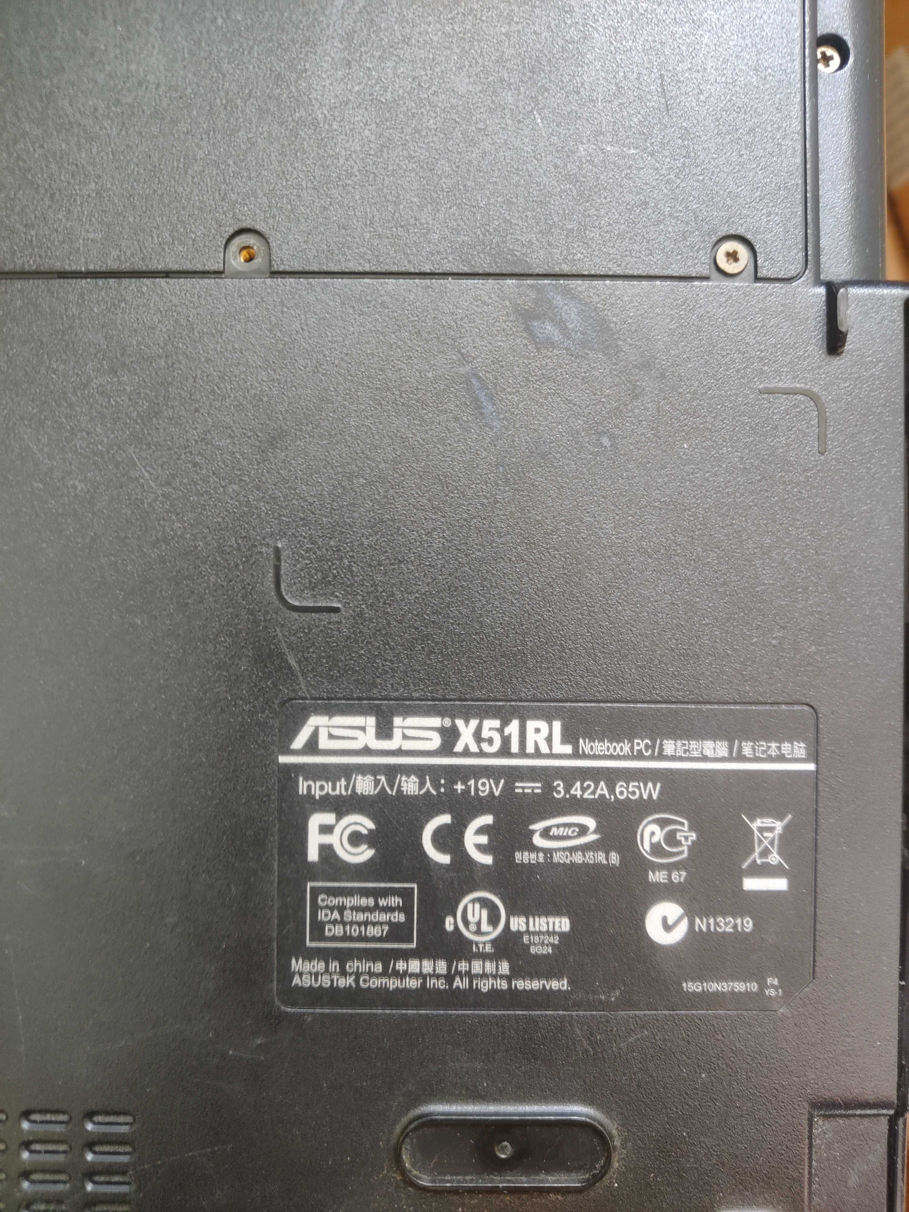 ноутбук asus X51RL