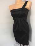 Sukienka elegancka czarna na jedno ramie xs river Island