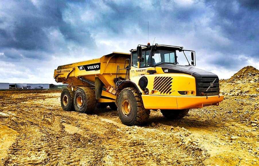 Wynajem wozidła technologicznego wozidło Volvo A35E