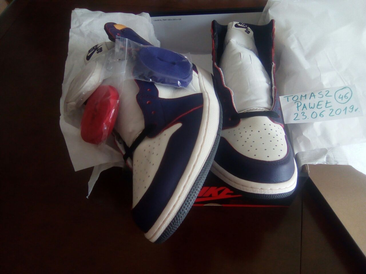 Nike Jordan 1 Retro High OG Defiant SB LA to Chicago r. 46 CD6578,-507
