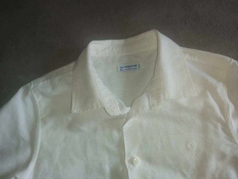 Koszula biała chlopięca mayoral 98