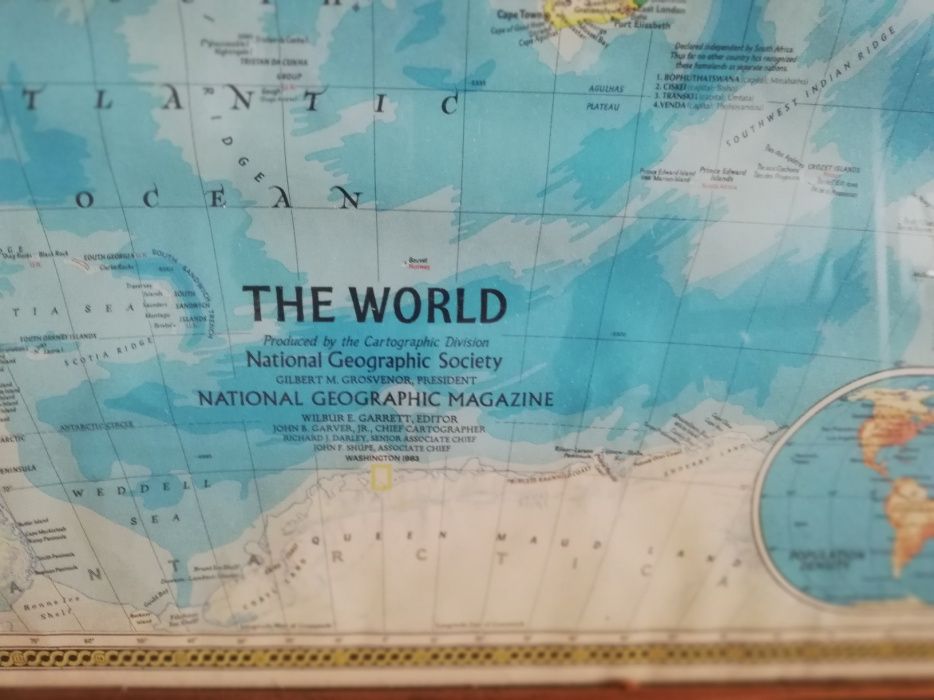 Mapa Mundo National Geographic Society