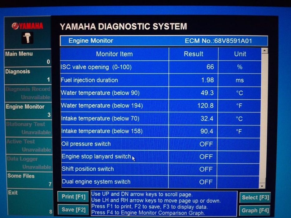 Диагностический кабель для лодочных двигателей Yamaha-Suzuki
