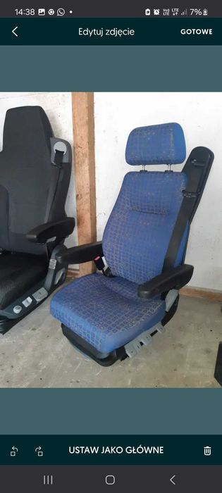 Fotel kierowcy Man tga tgx tgs  mercedes actros volvo fh daf xf