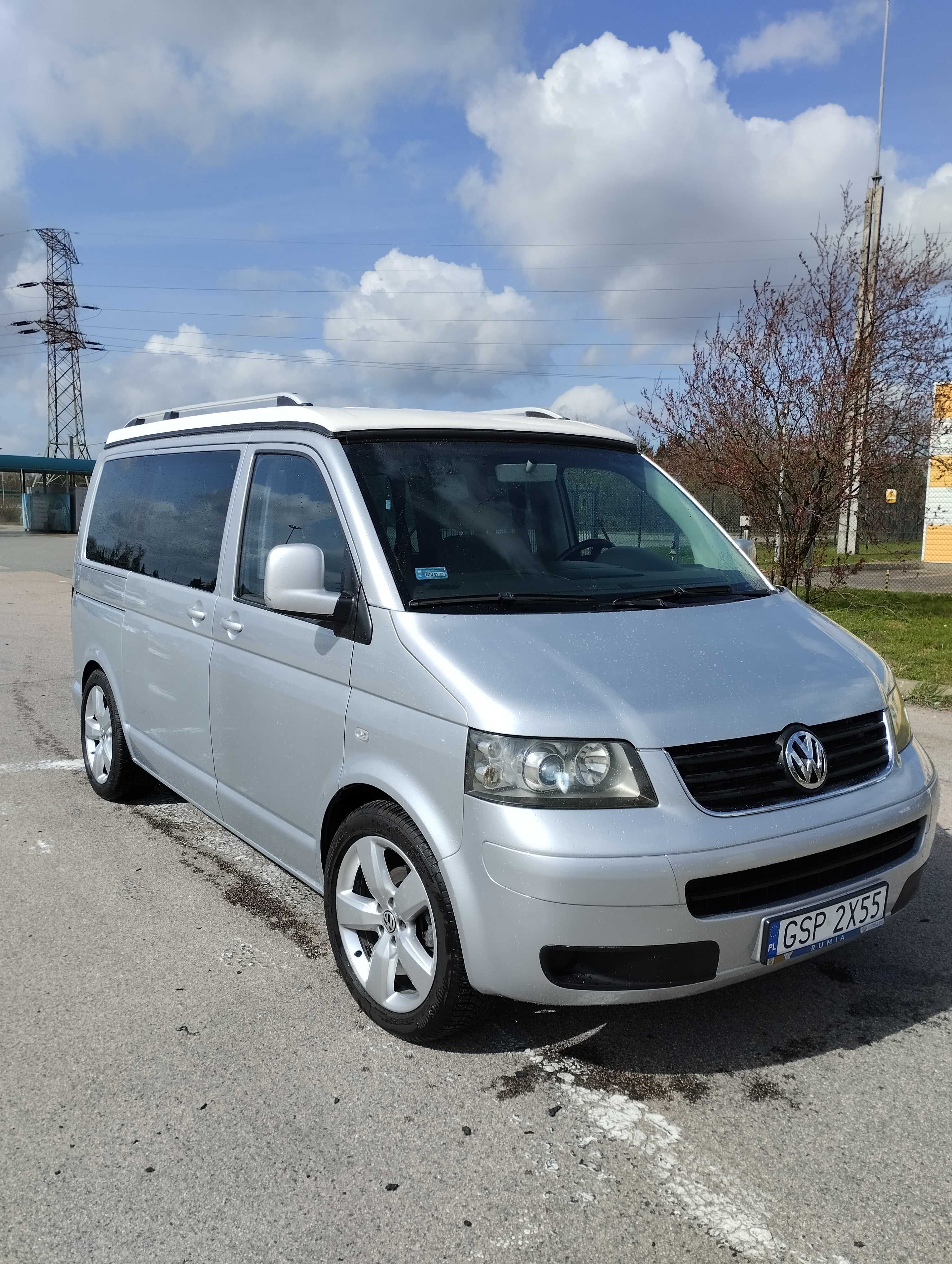 Vw T5 Multivan z dachem jak Westfalia California kamper