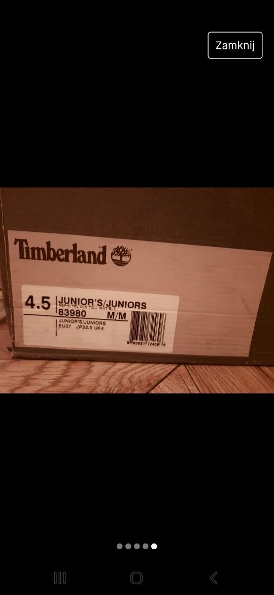 Buty Timberland roz 37 NOWE