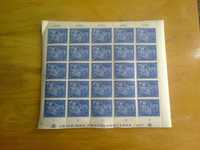 Znaczki pocztowe Briefmarken Leipziger Frühjahrsmesse 1947, 50 Bogen