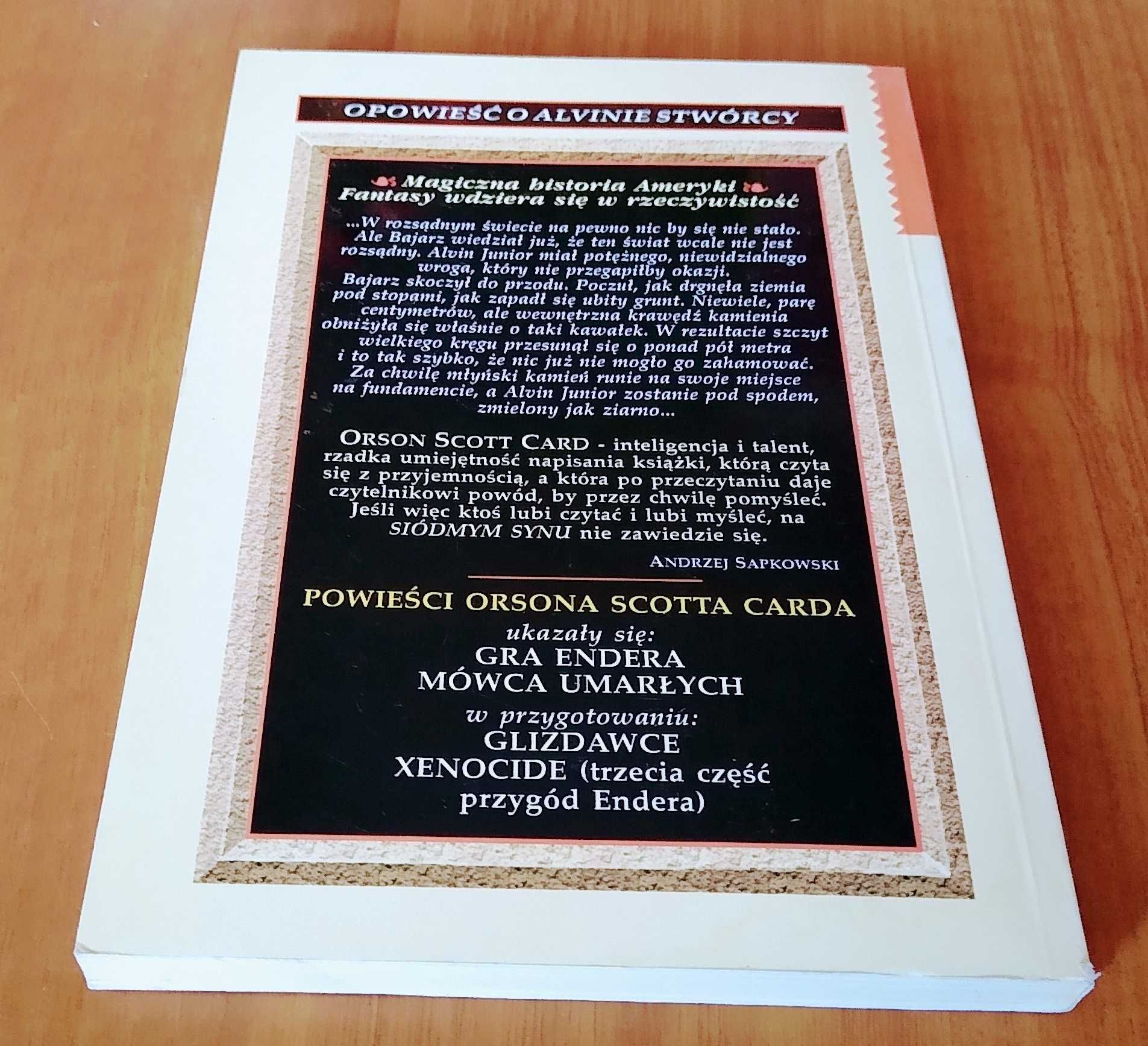 Siódmy syn / Orson Scott Card Opowieść o Alvinie Stwórcy 1