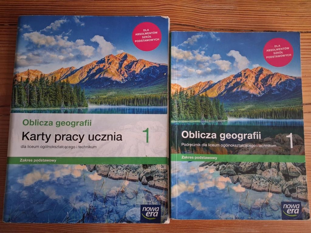 Oblicza geografi 1 podręcznik +karty pracy