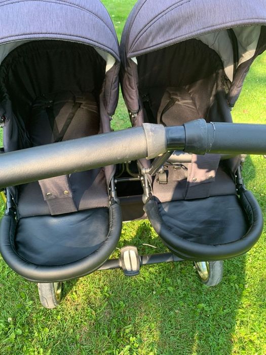 Wózek bliźniaczy junama diamond duo, foteliki, spacerówka