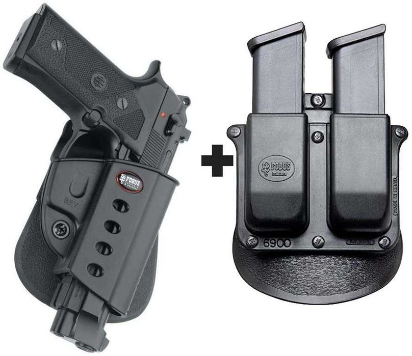 Kabura na broń FOBUS do Beretta Vertec 92/M9 płetwa BRV ładownica