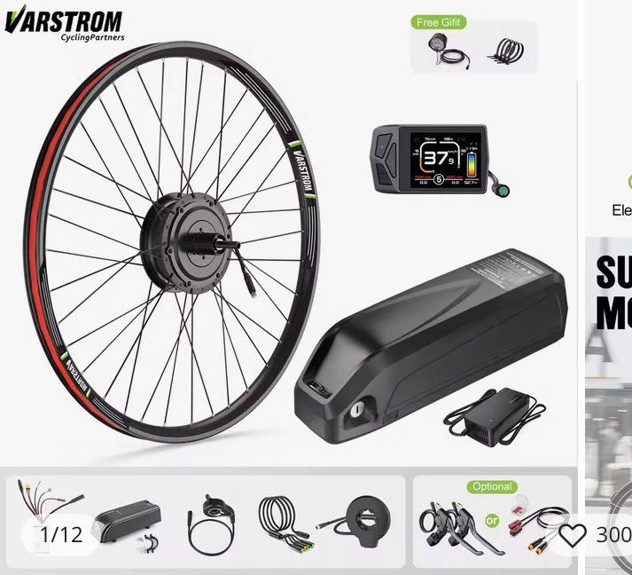 Kit bike 250w 36v completo