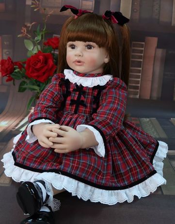 Кукла 60 см лялька реборн Reborn Салли куклы для девочек большие