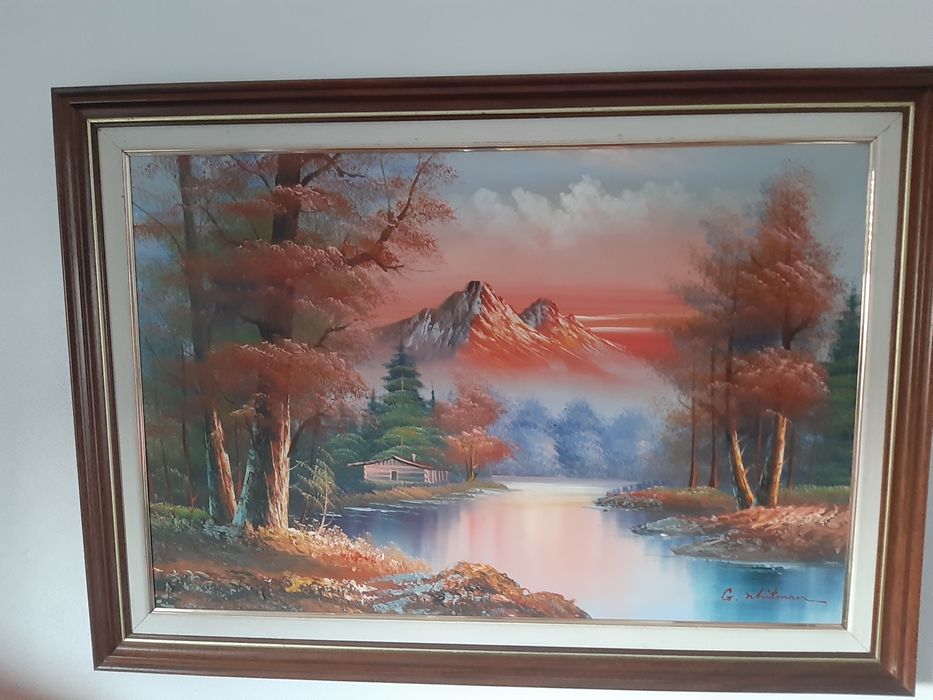 Quadro pintura a óleo.