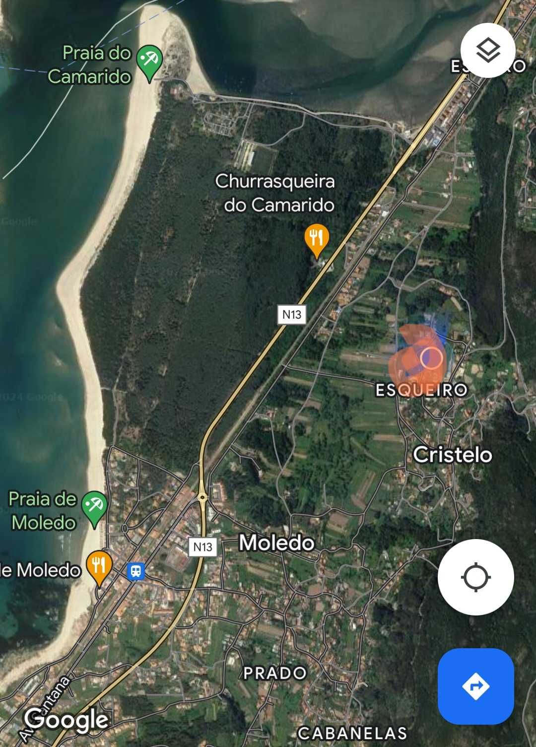 Moradia em Moledo/Cristelo