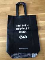 Екосумка екоторба Eva в геройки геройська торба сумка велика для госпо