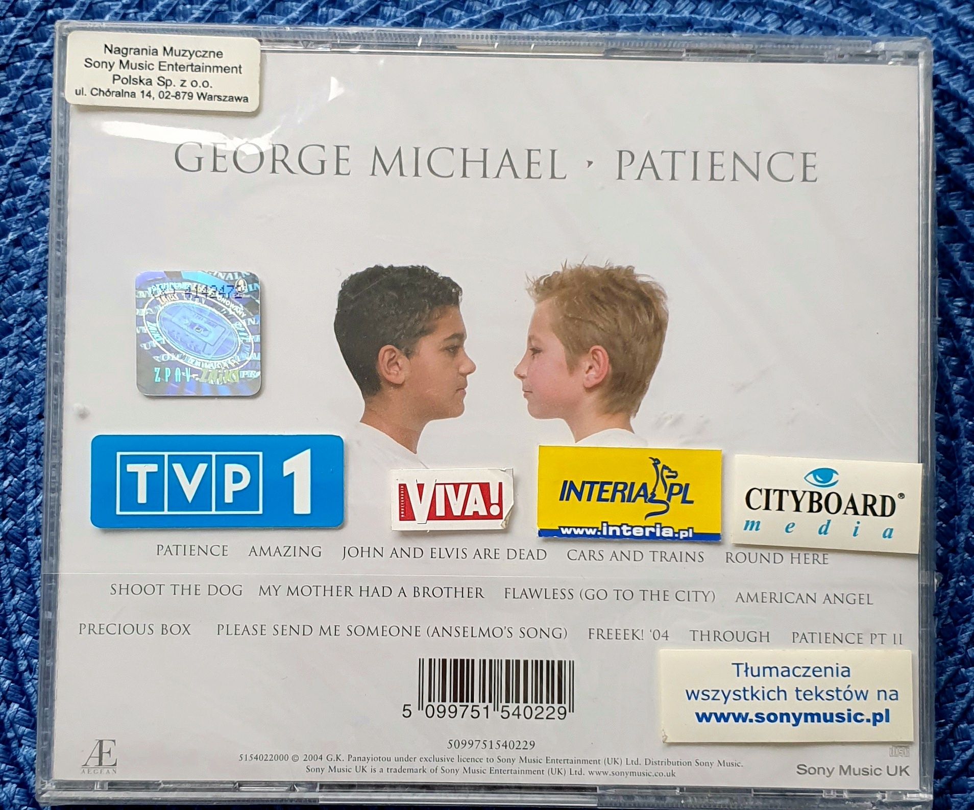 George Michael - Patience CD [oryginalna folia]