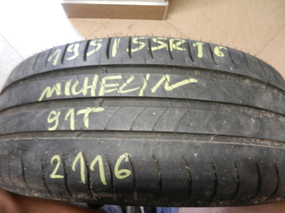 Opona pojedyńcza 195/55r16 michelin energy saver  6,9mm lato