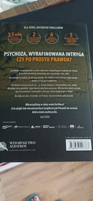 Pozwól mi wrócić B. A. Paris
