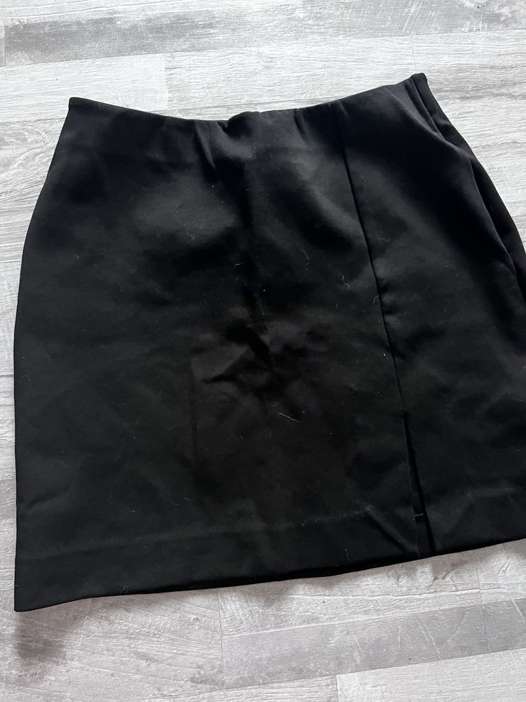 Arket spodnica mini bawelniana czarna xs s m nowa