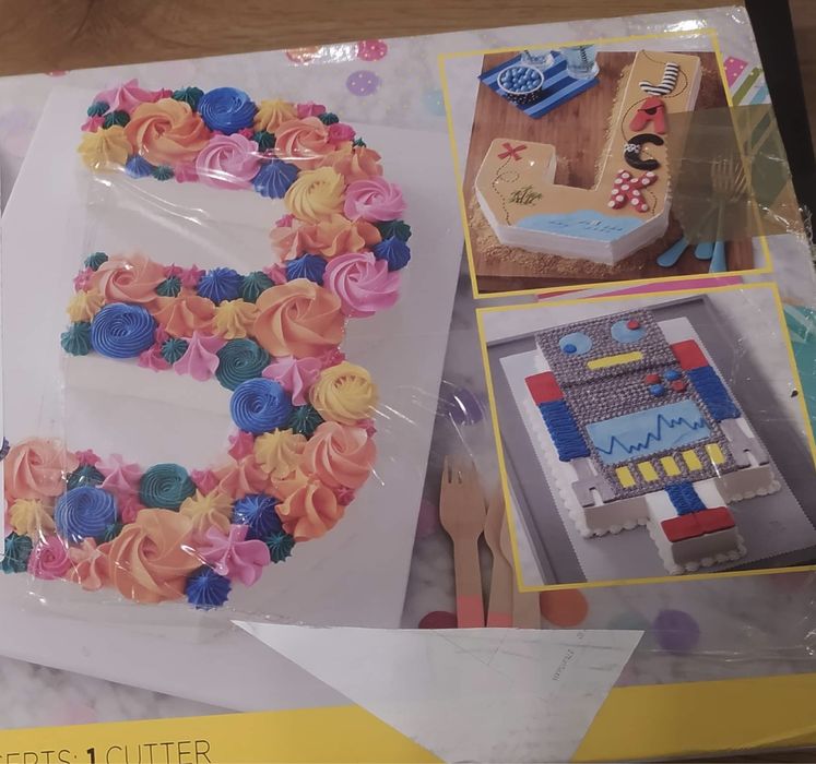 Forma do pieczenia literki cyferki ciasta torty biszkopt