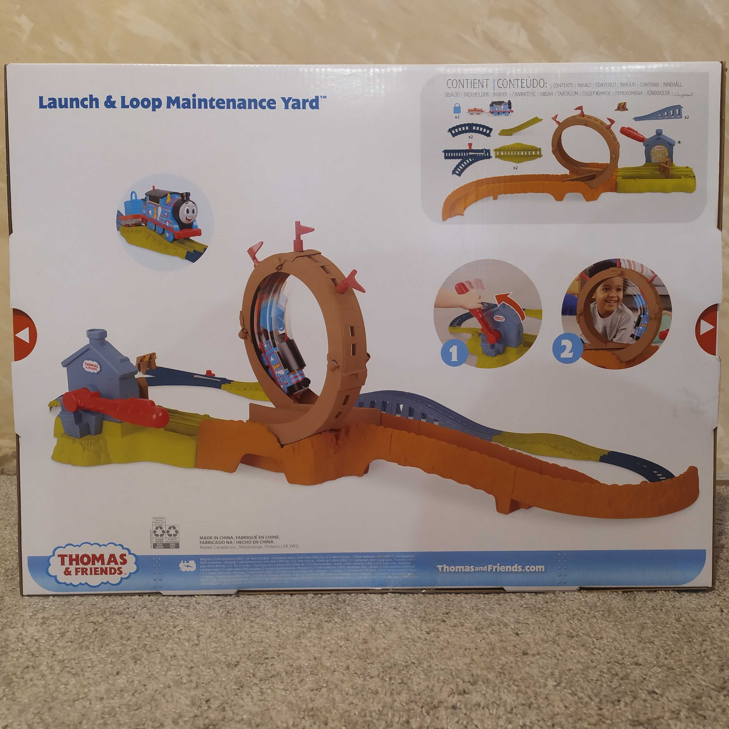 Залізниця мертва петля  Fisher Price Томас железная дорога паровозик