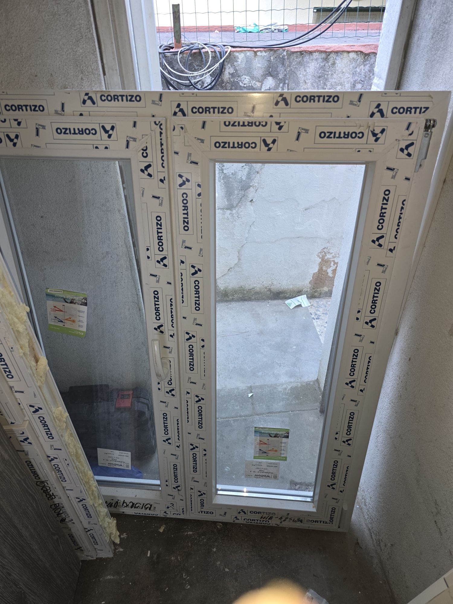 Janela de PVC vidro duplo 1x1.30