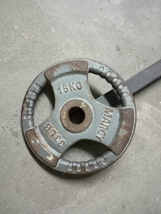 Disco Musculação para Barra Olímpica 50mm  - 15kg