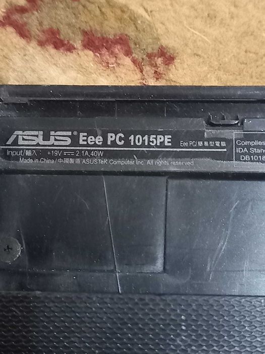 Міні ноутбук asus pc 1015pe