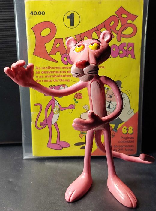 Pantera Cor De Rosa. Vintage