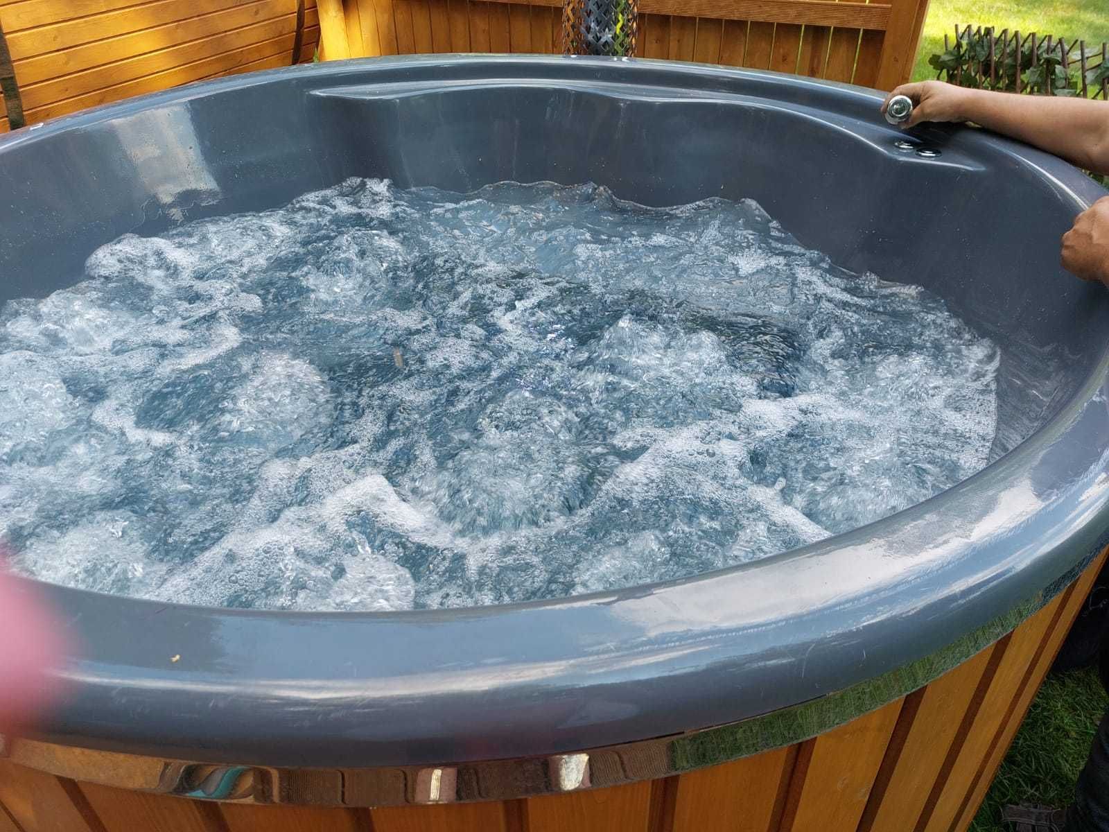 Wellness Beczka Kąpielowa Balia Ogrodowa Bania Ruska Balia Hot Tub