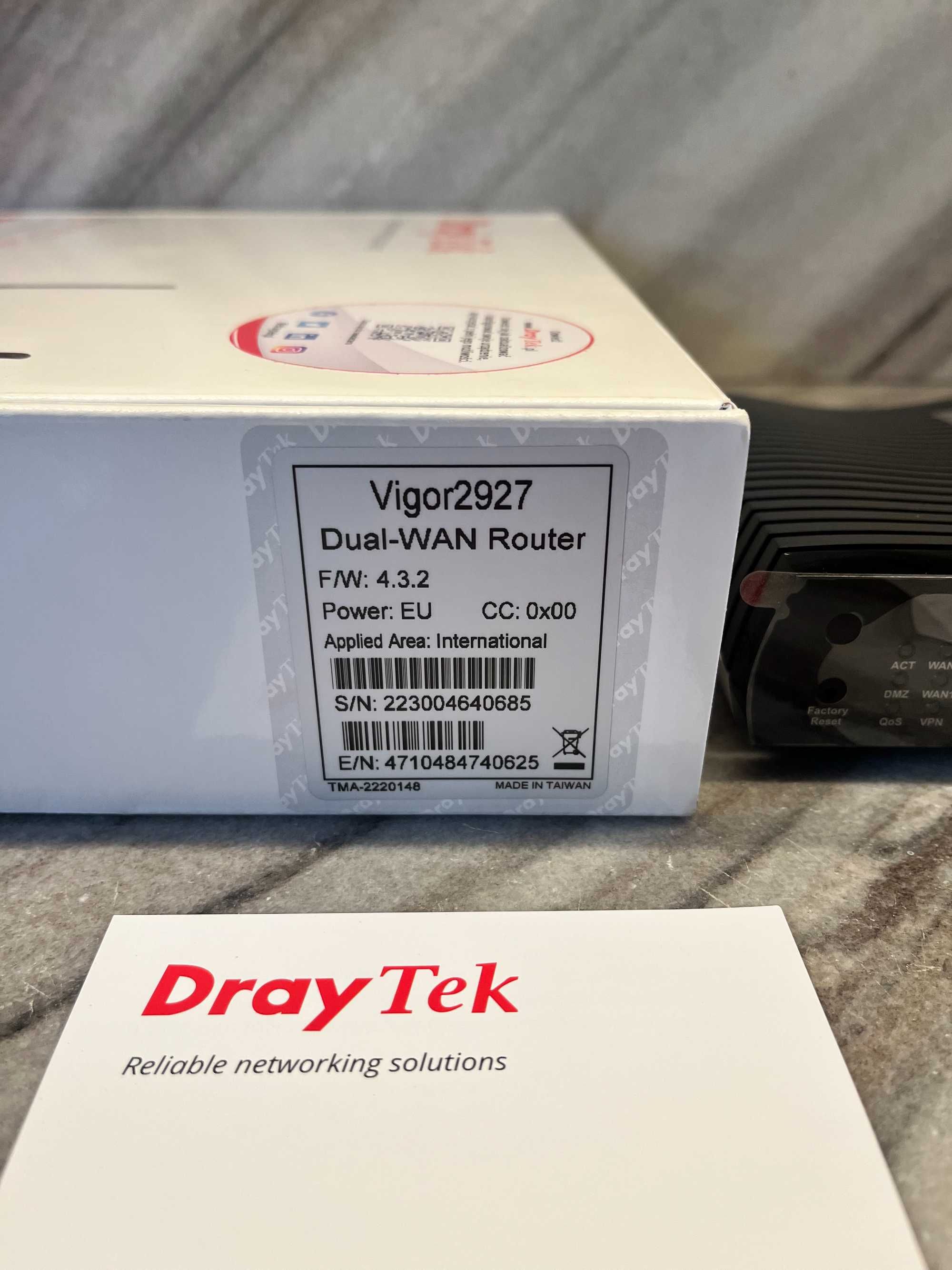 Router ruter DrayTek Vigor 2927