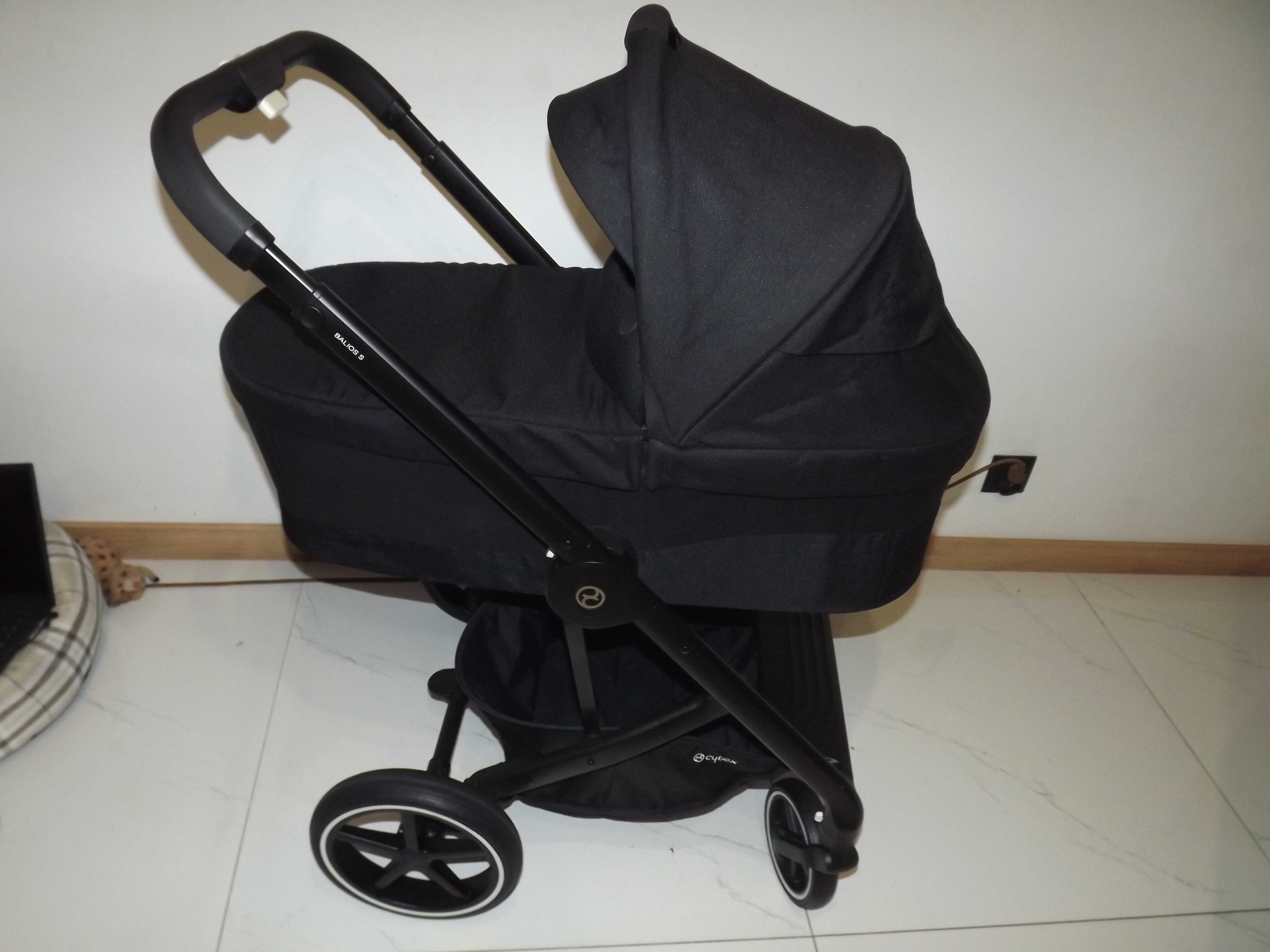 Cybex Balios s lux Deep black 3w1 +Baza Maxi cosi Wysylam