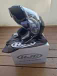 Kask szczękowy HJC i91 black S, solid METAL BLACK