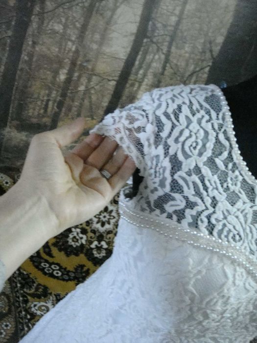 Свадебное классическое платье  52- 56р.