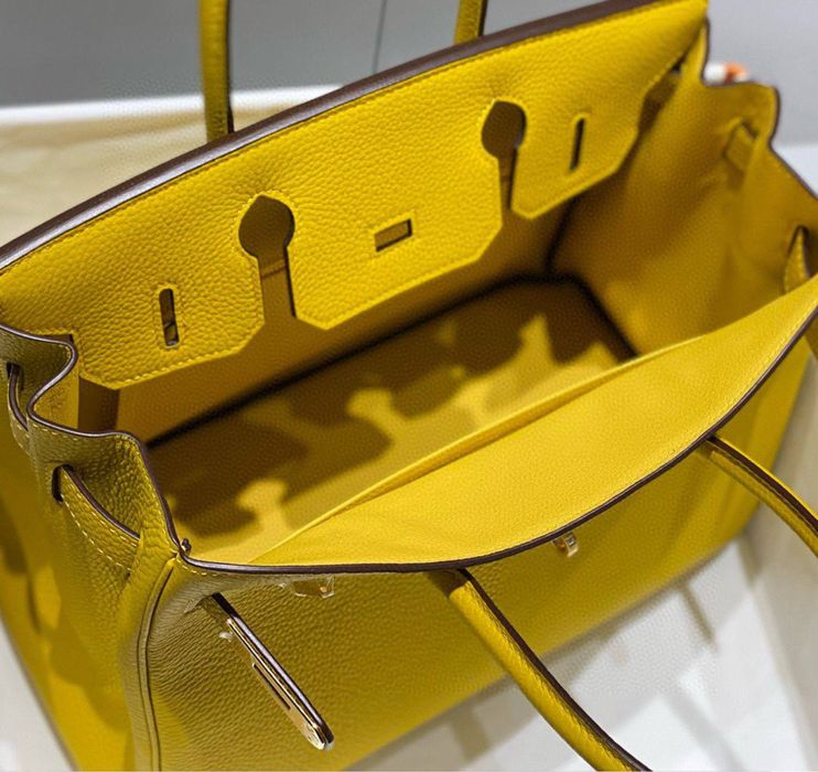 Birkin 25 Yellow Togo