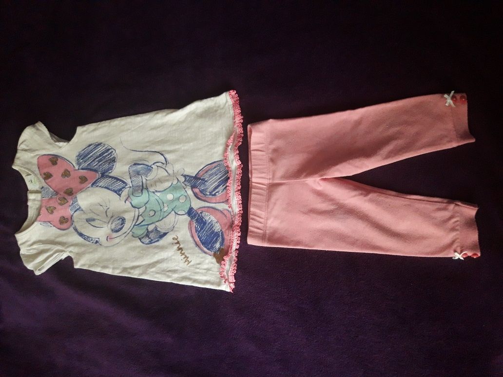 Komplecik Minnie Disney r.6-9 miesięcy