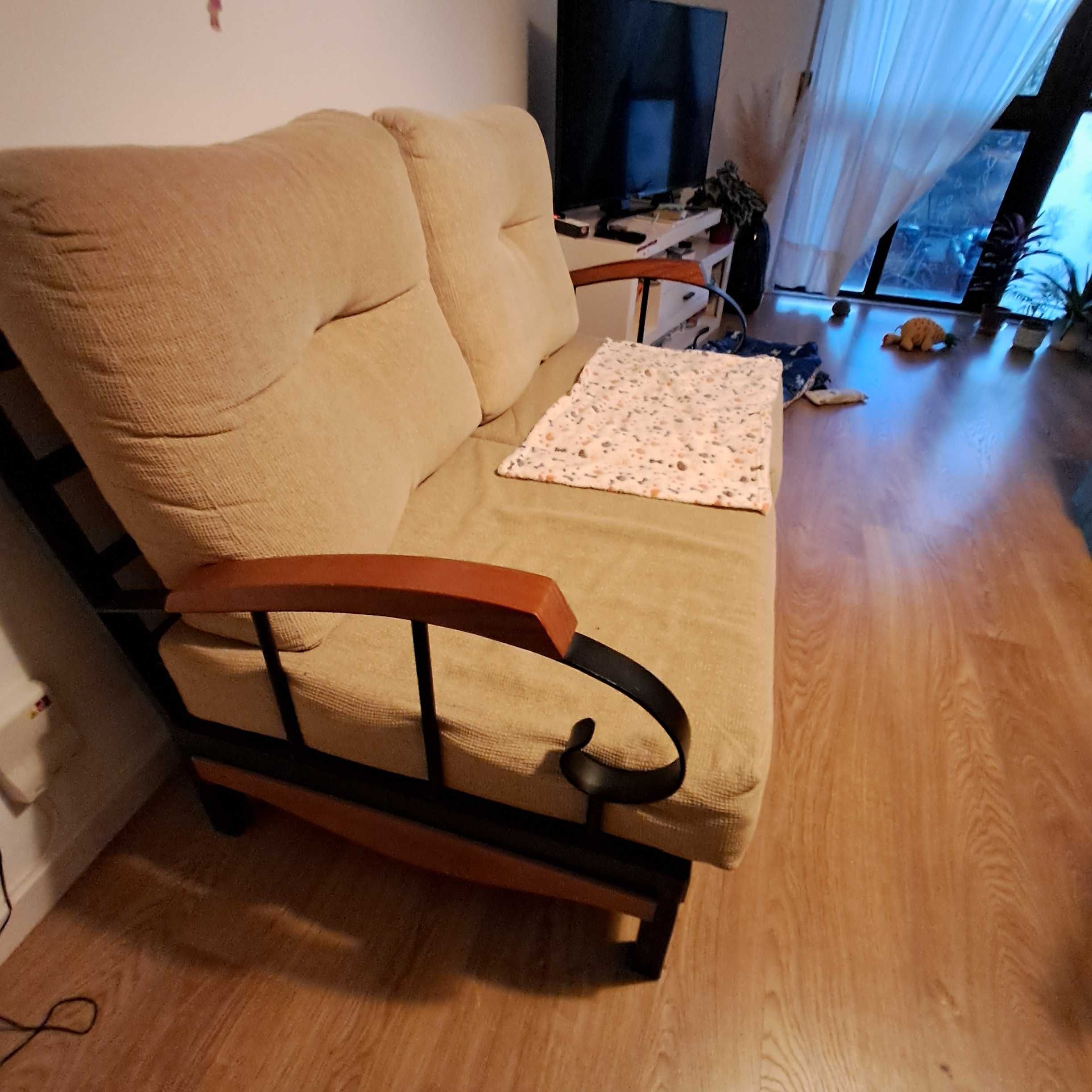 sofá 2 lugares sem cama