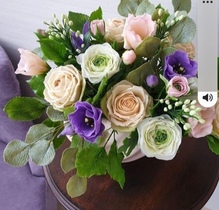 Шикарные  подарочные композиции ручной работы из холодного  фарфора