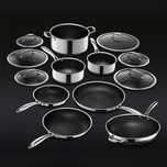 Hexclad zestaw 13 pc Hybrid Cookware Set w/ Lids