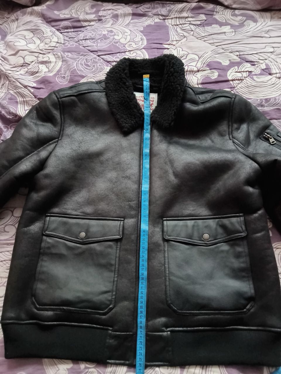 Куртка LEVI'S sherpa черная XL оригинал