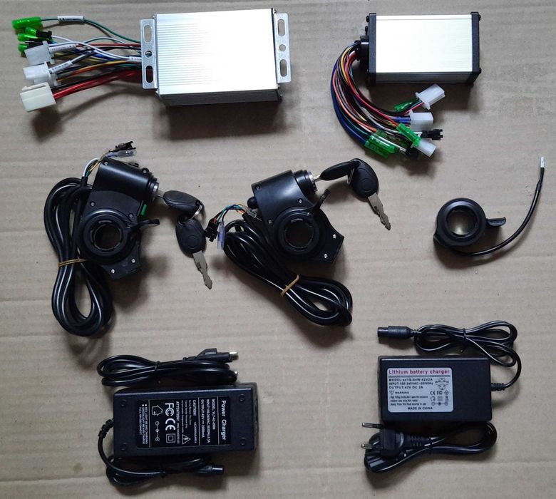 Контроллер вело,самокат  24/36 V 250 W.  36/48 V 350w. Ручка газа .