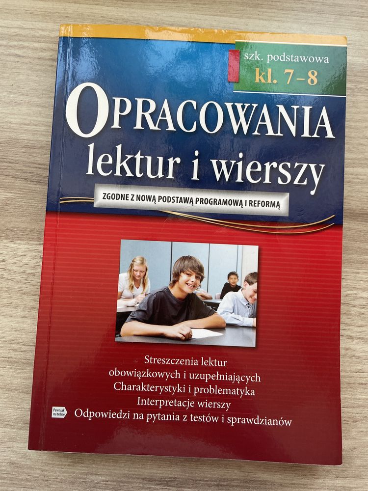 Oprawowania lektur i wierszy