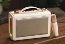 Портативна колонка караоке HAVIT SK823BT 16W RGB Beige