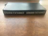 Шкіряний гаманець Armani Exchange