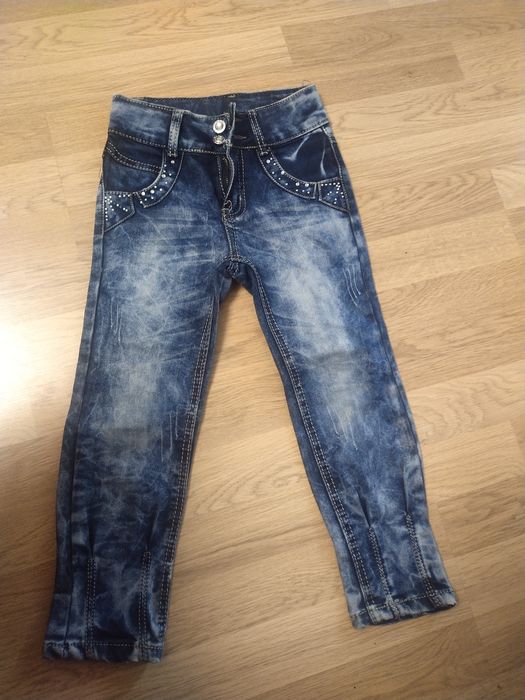 Набір дитячих джинсів для дівчинки на вік 5-6 рочків