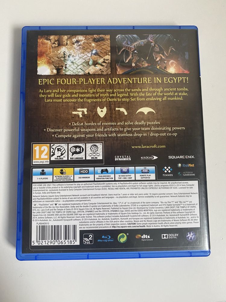Gry ps 4/5 lara croft | idealny stan