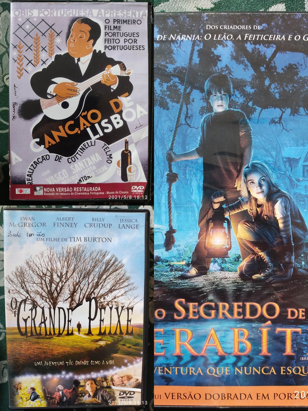 Conjunto 3 filmes de animação DVD originais